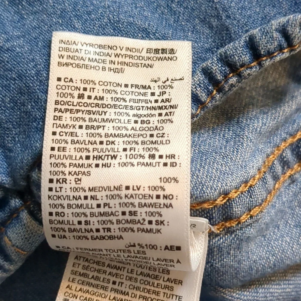 Baby GAP Denim Button Down Long-Sleeve Shirt‎